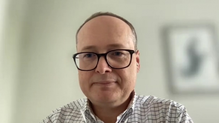 prof. Michał Malinowski, promotor rozprawy doktorskiej, fot. print screen