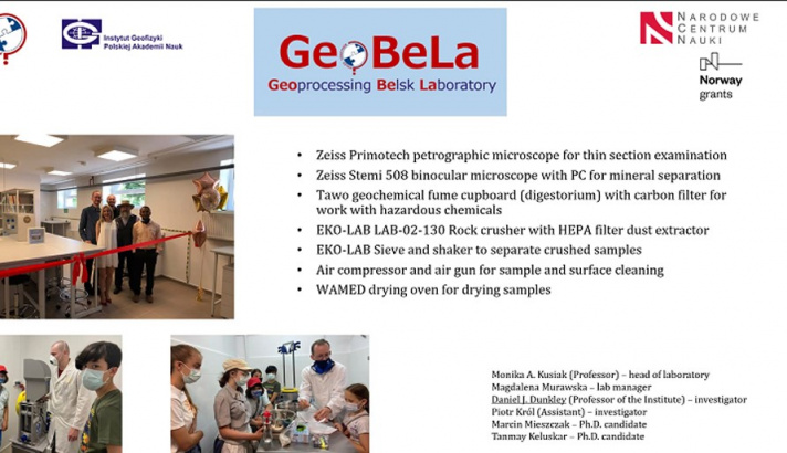 slajd z prezentacji Laboratorium GeoBela, fot. printcreen