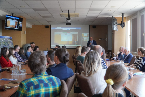 Konferencję rozpoczął profesor Tomasz Okruszko (SGGW)