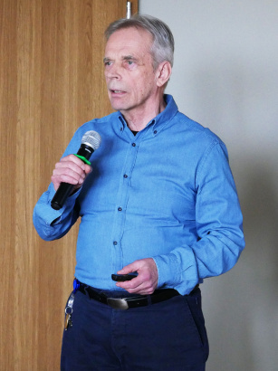 Prof. Marek Lewandowski zaprezentował Polską Stację Antarktyczną im. A.B. Dobrowolskiego, do której po ponad 40 latach w 2022 r. dotarła ekspedycja z naszego Instytutu.